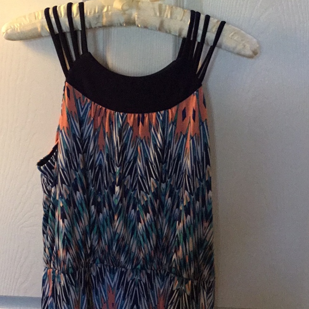 Patterned maxi dress